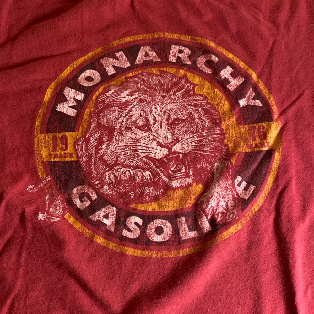 Mossimo Supply Co. kids long sleeve shirt Sz. Med 8/10, Monarchy Gasoline (E7)